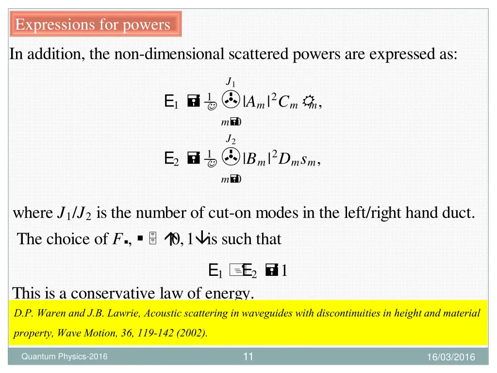 expressions for powers