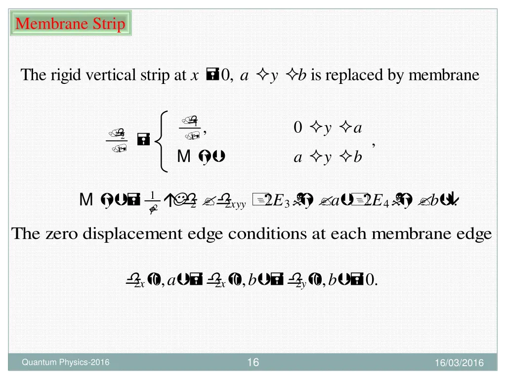 membrane strip