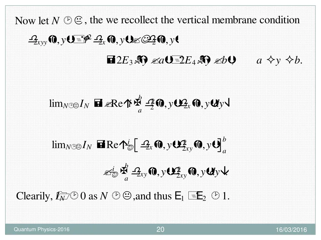 now let n the we recollect the vertical membrane