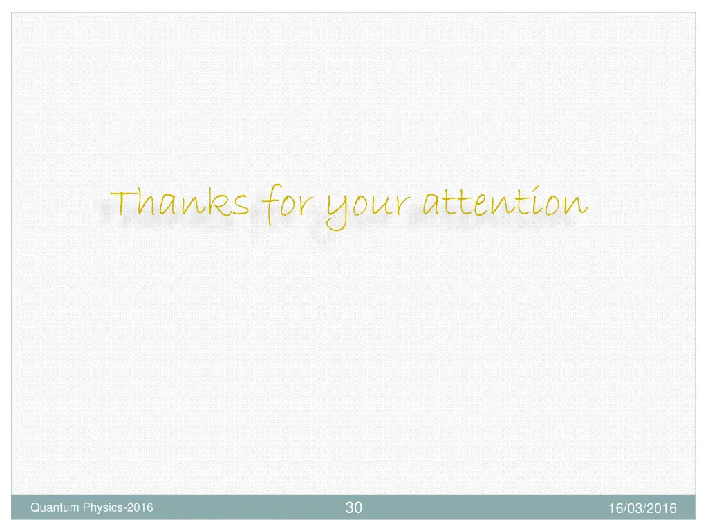 thanks for your attention