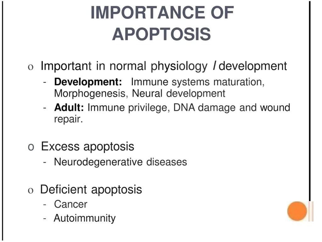 importance of apoptosis