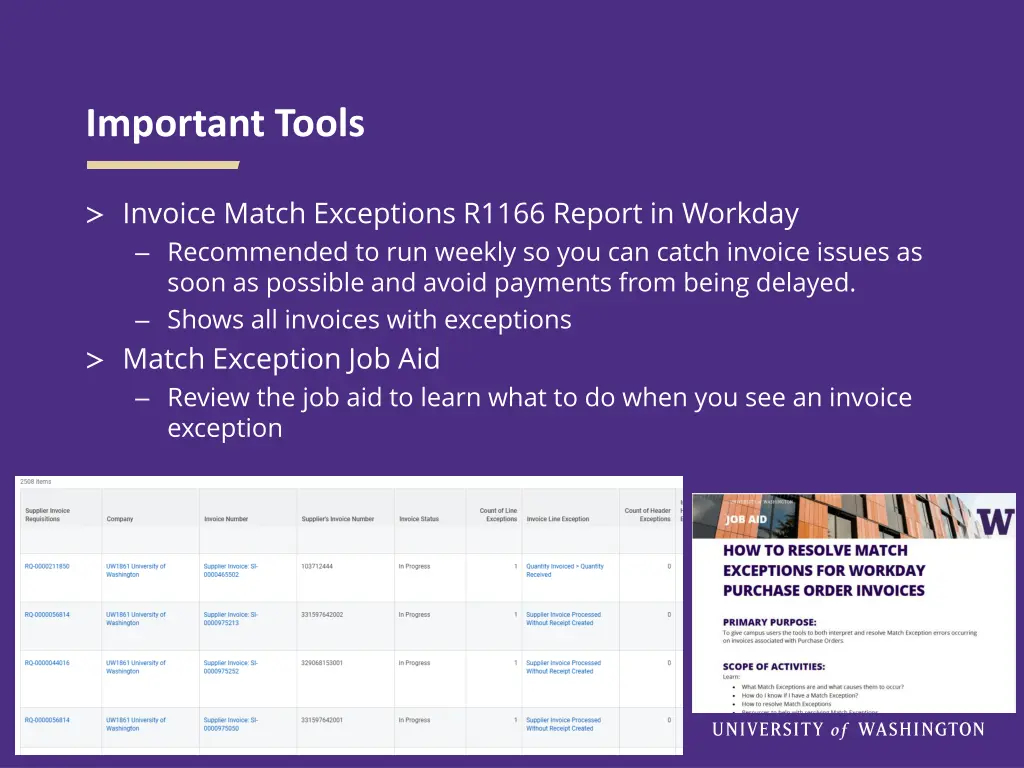 important tools