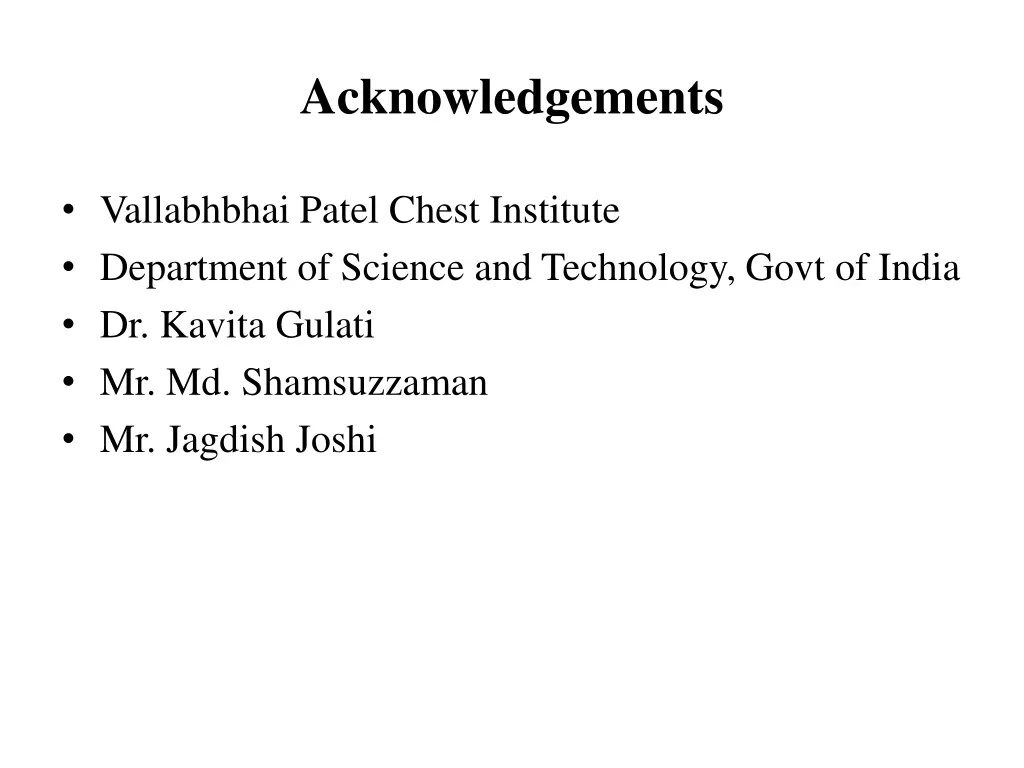 acknowledgements