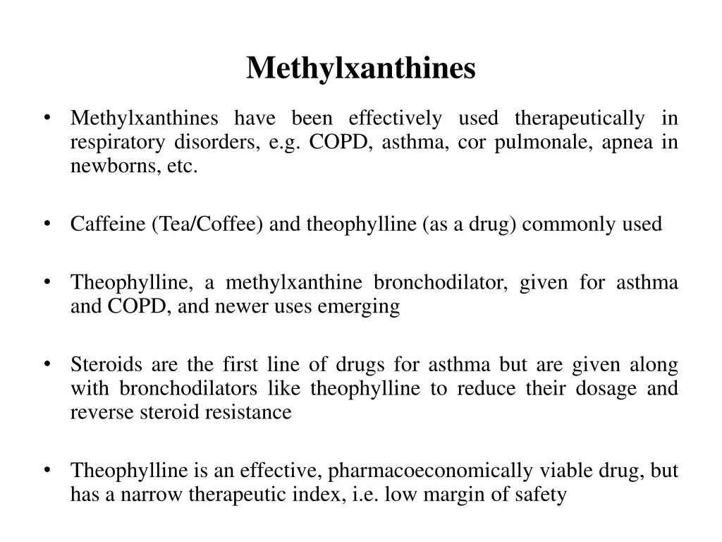 methylxanthines
