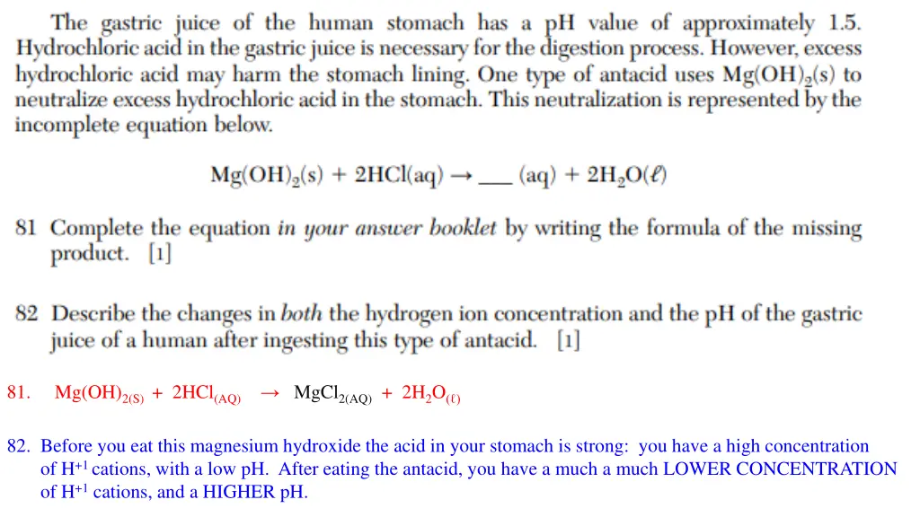 81 mg oh 2 s 2hcl aq mgcl 2 aq 2h 2 o