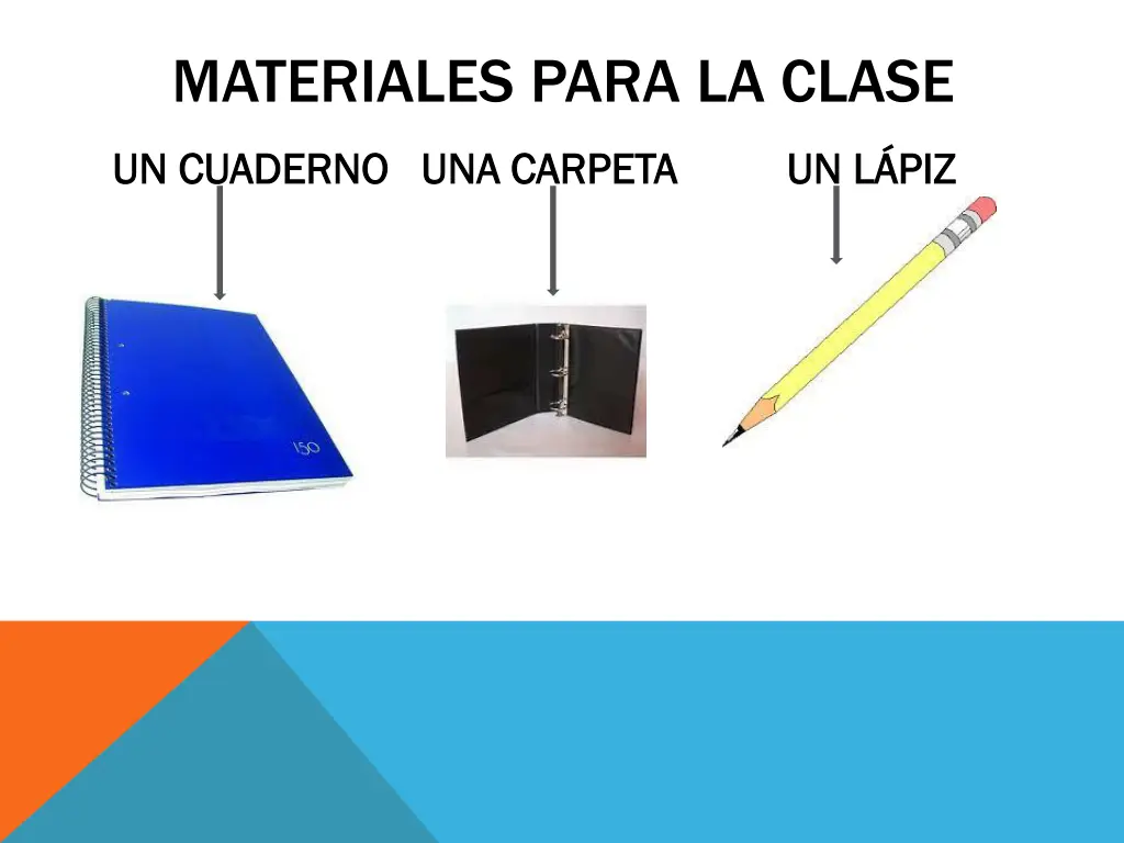 materiales para la clase