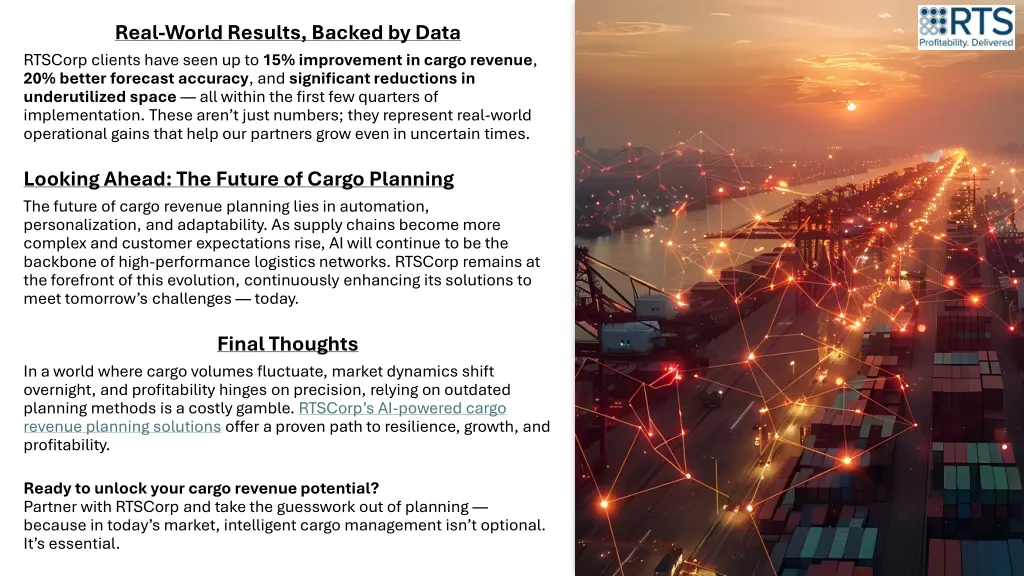 real world results backed by data rtscorp clients