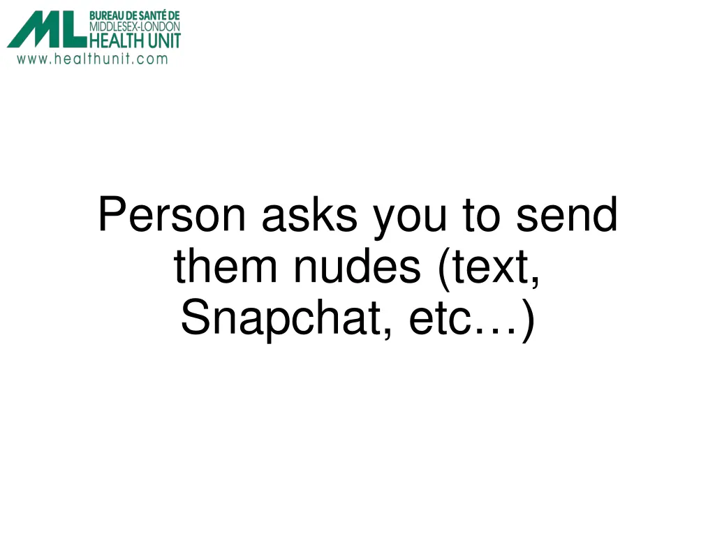person asks you to send them nudes text snapchat