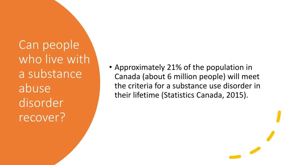 can people who live with a substance abuse