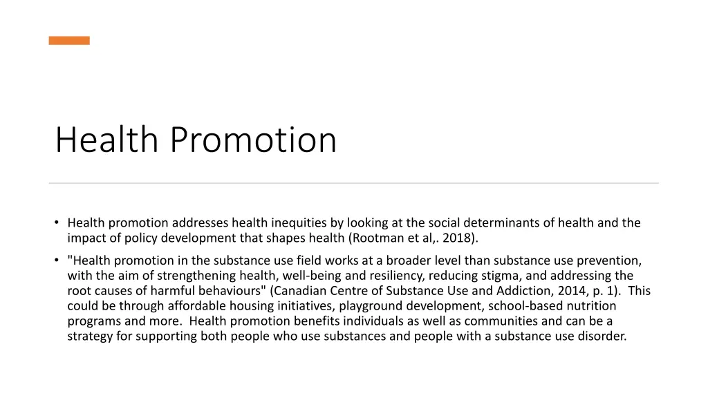 health promotion 1