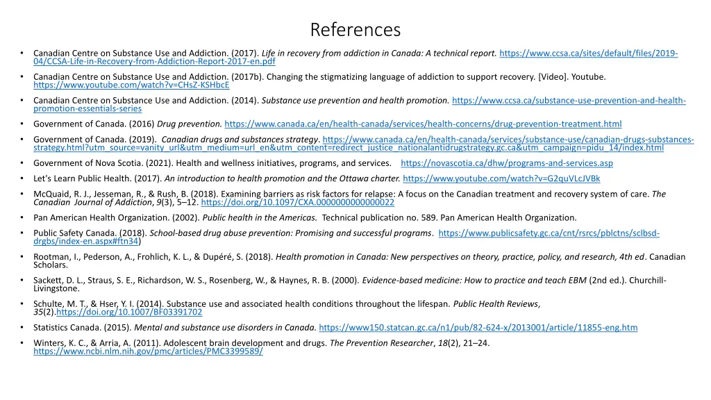 references
