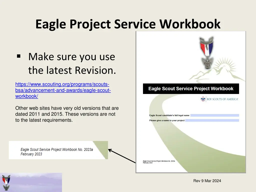 eagle project service workbook 1