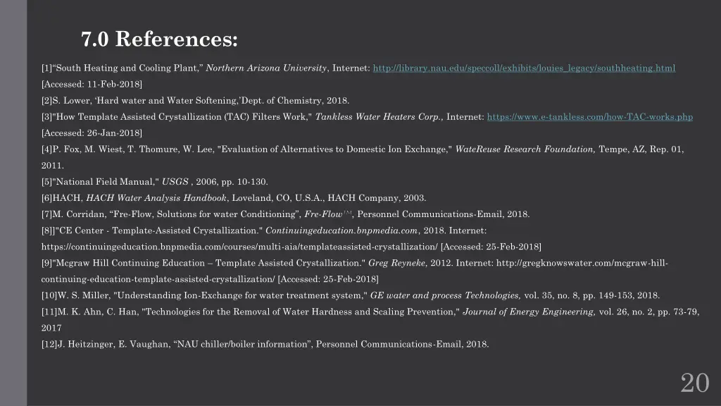 7 0 references