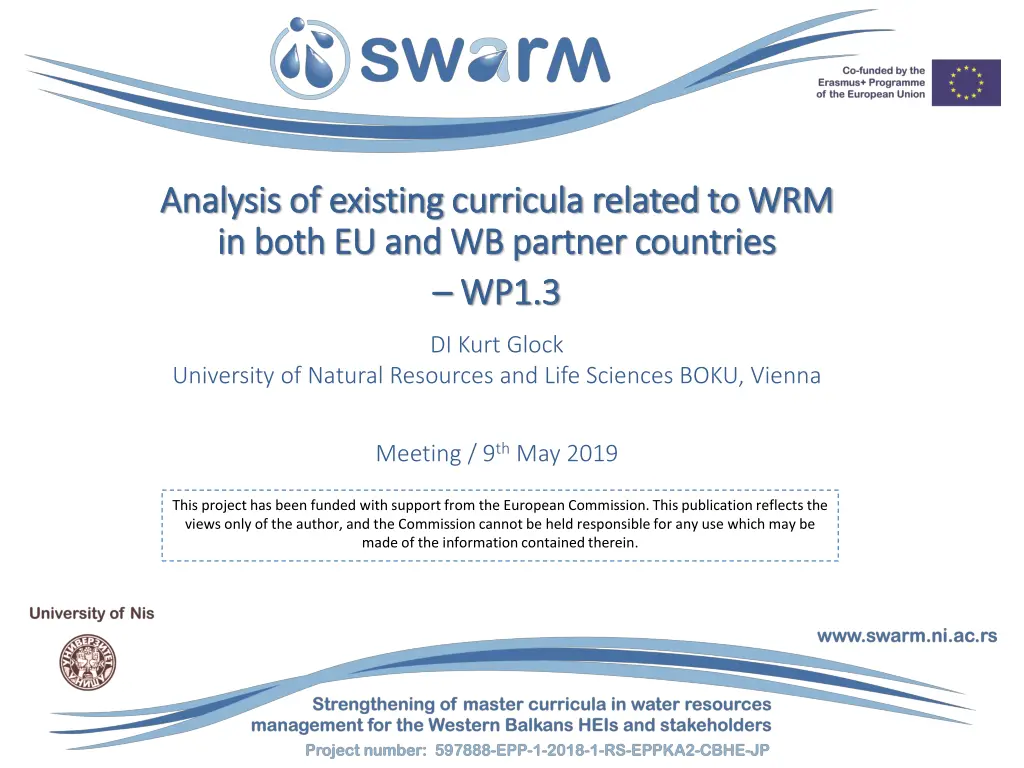 analysis of existing curricula related