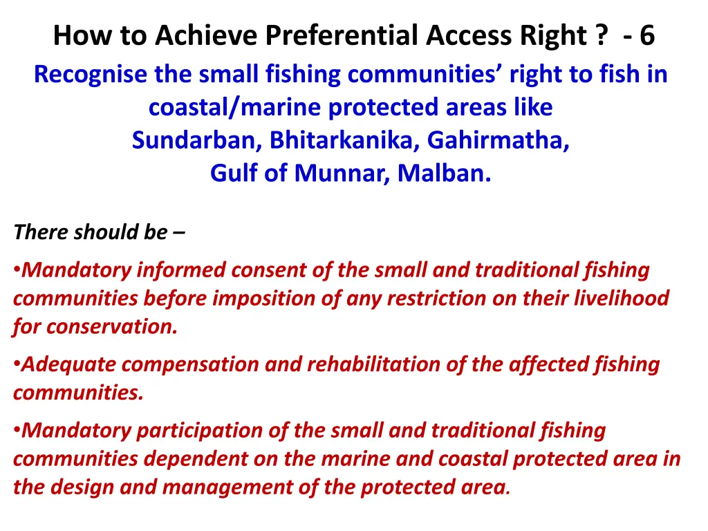 how to achieve preferential access right