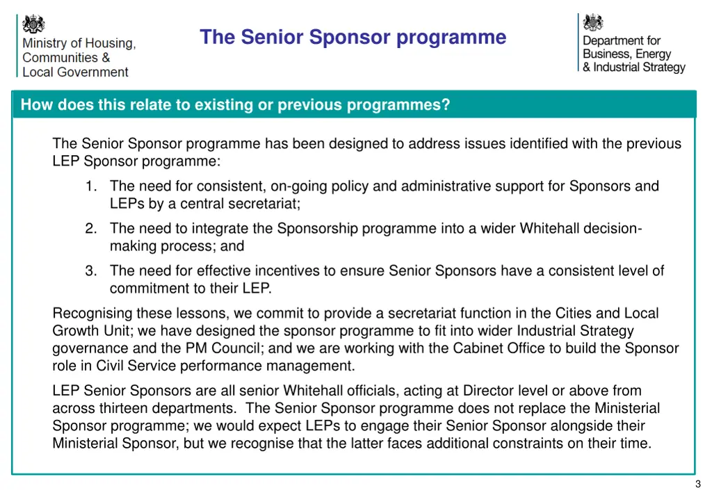 the senior sponsor programme 1