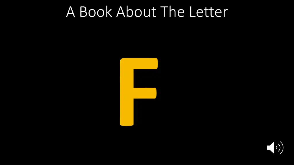 a book about the letter