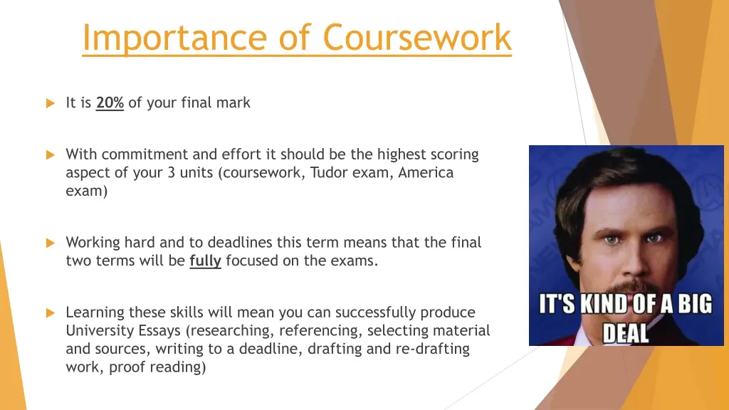 importance of coursework