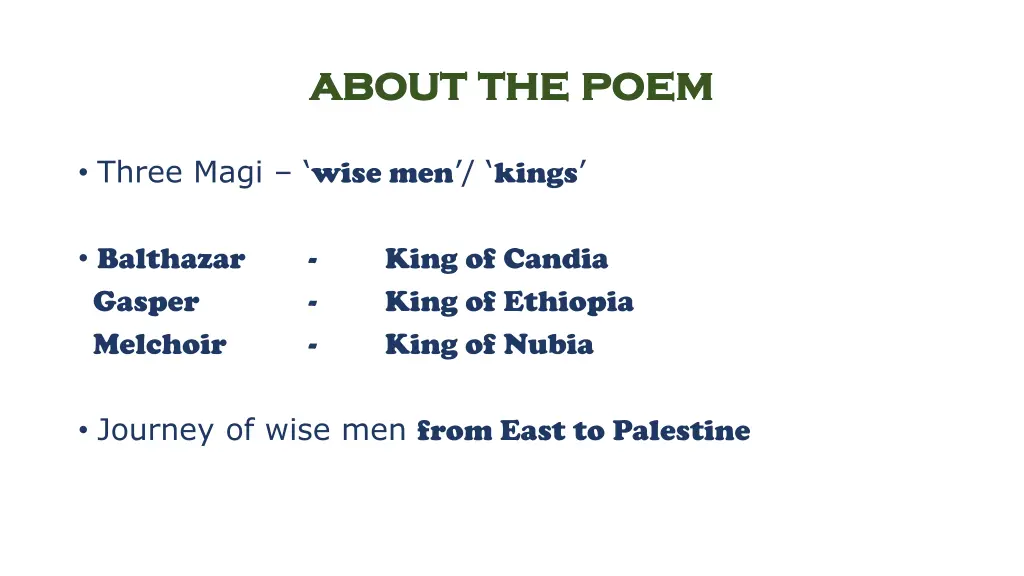 about the poem about the poem
