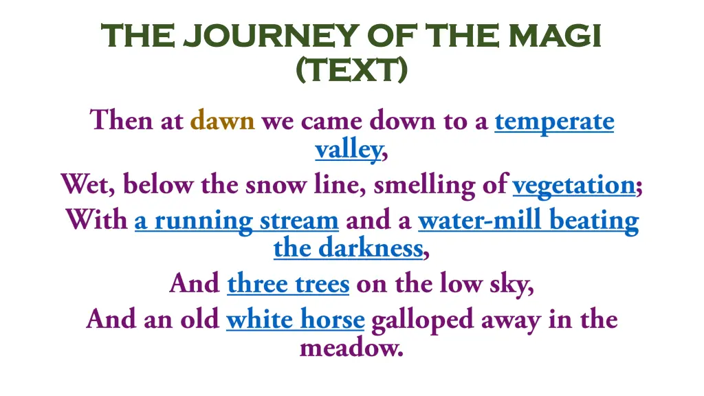 the journey of the magi the journey of the magi 5