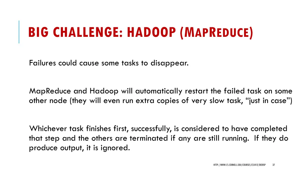 big challenge hadoop m ap r educe
