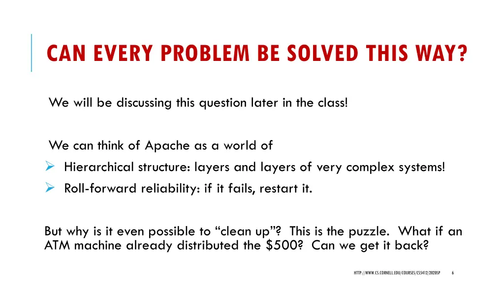 can every problem be solved this way