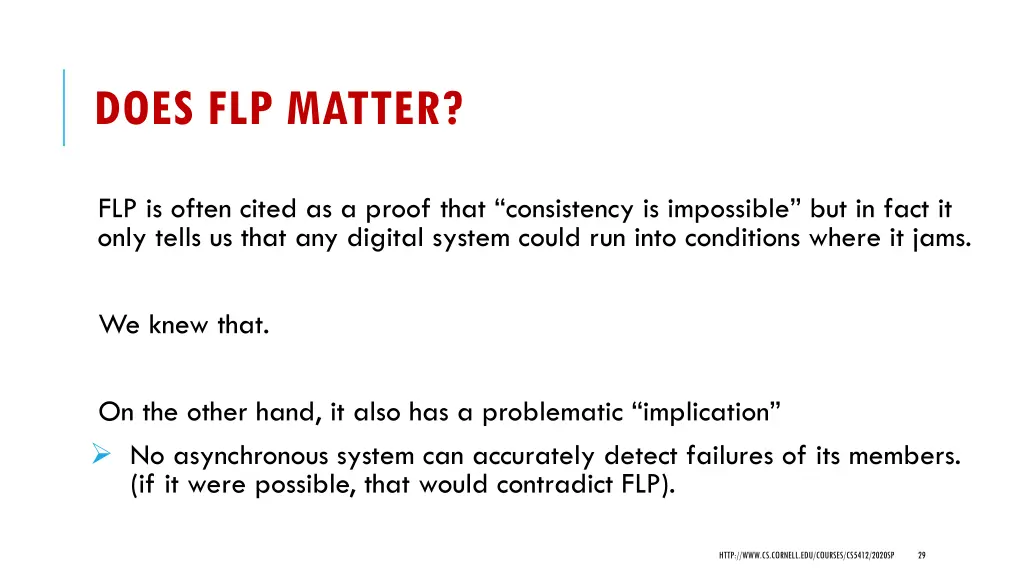does flp matter