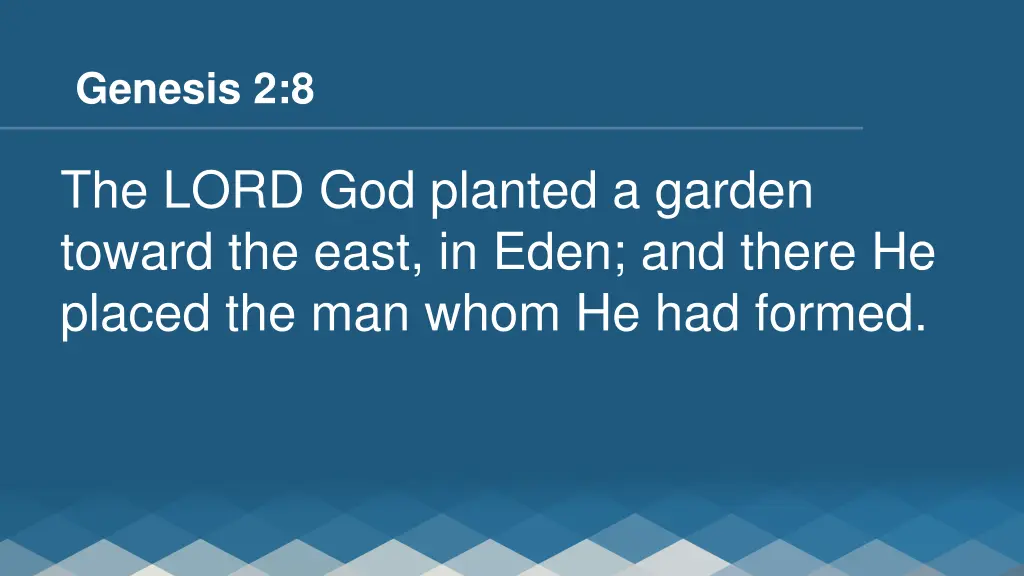 genesis 2 8