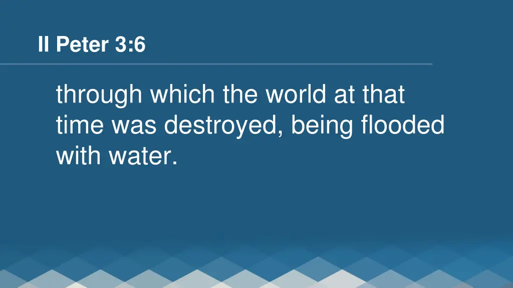 ii peter 3 6