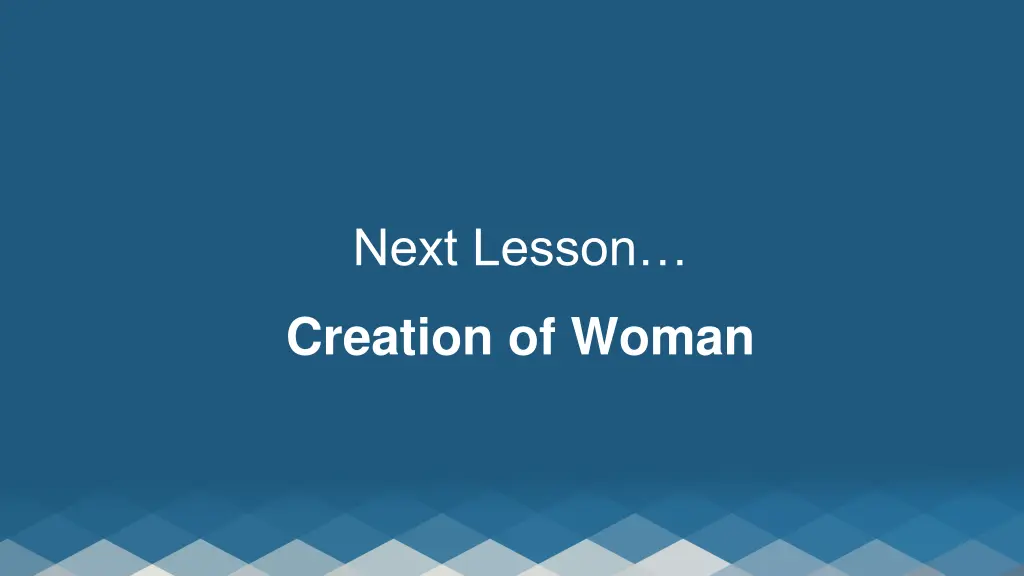 next lesson