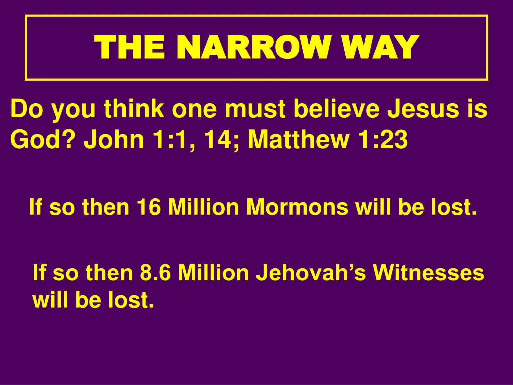 the narrow way the narrow way 5