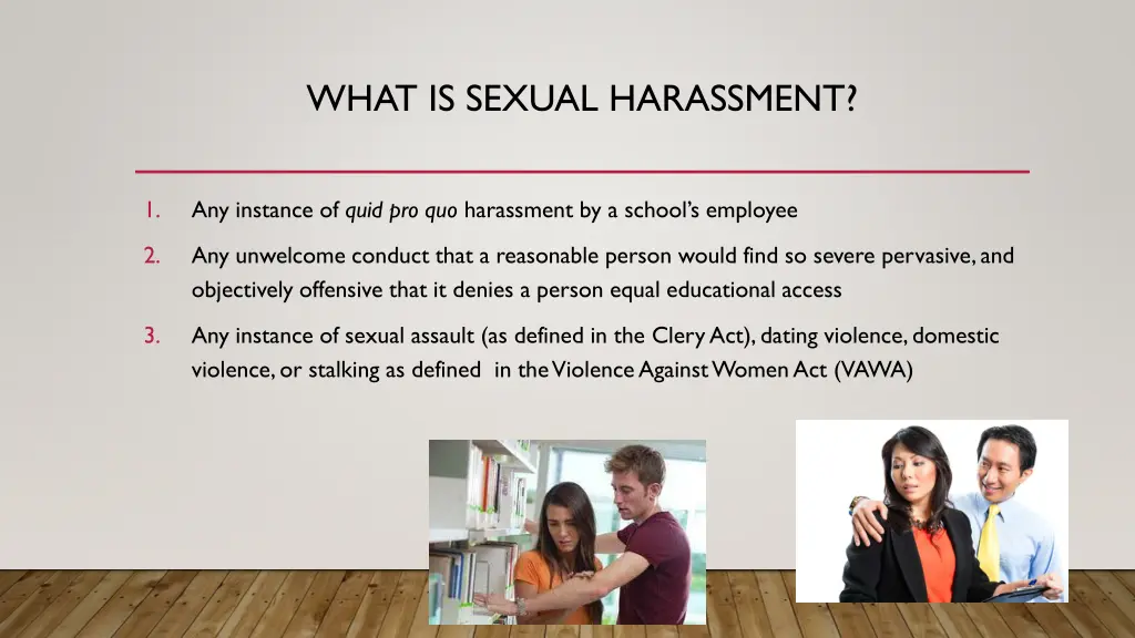 what is sexual harassment