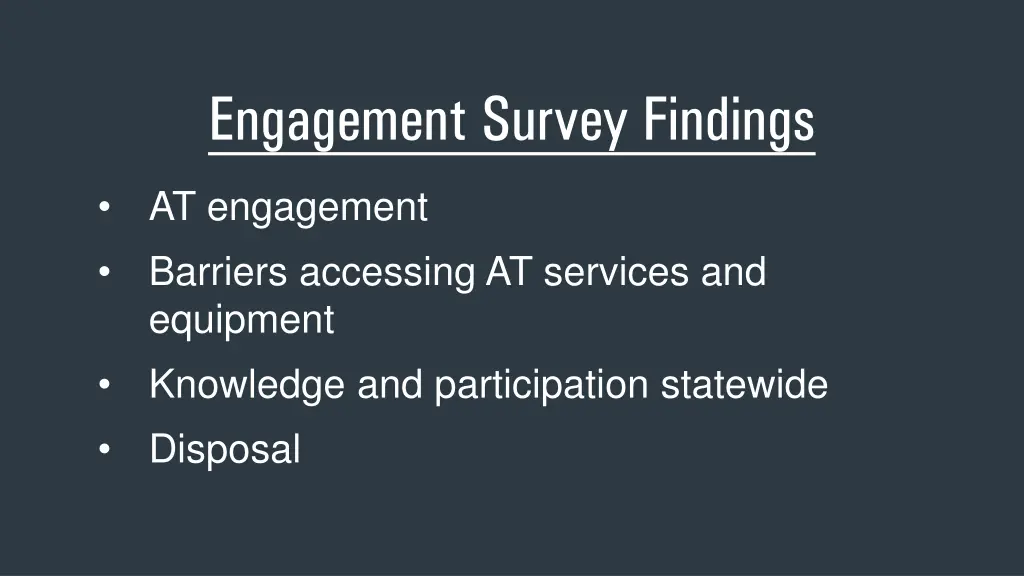 engagement survey findings at engagement barriers