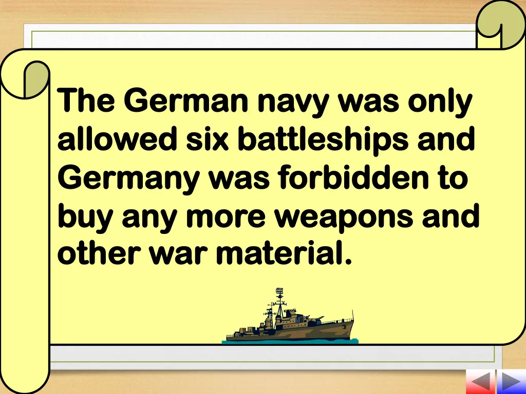 the german navy was only the german navy was only