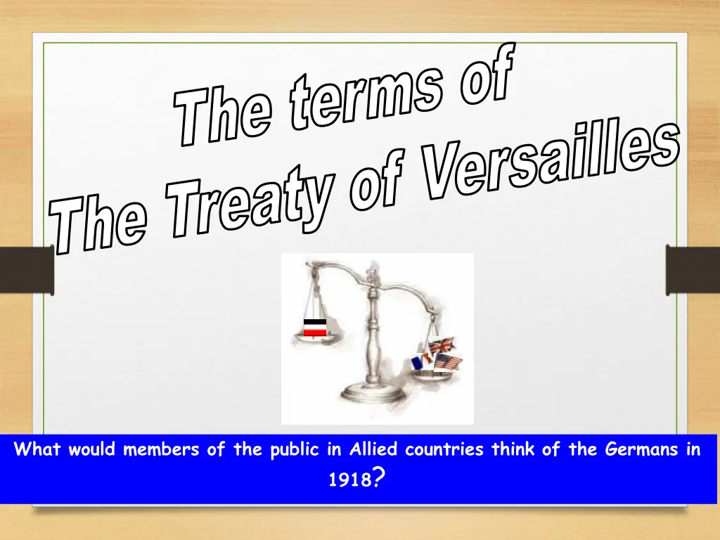 the terms of