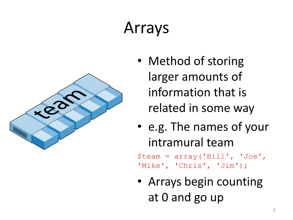 arrays 1