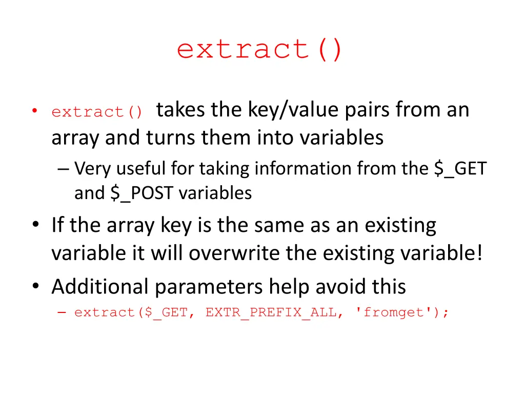 extract