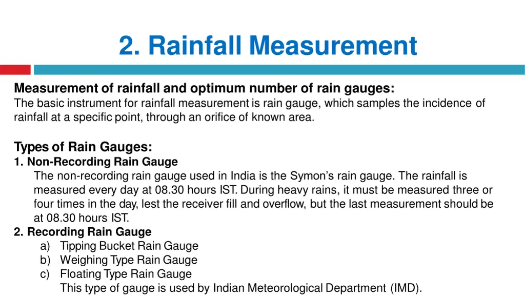 2 rainfall measurement 1