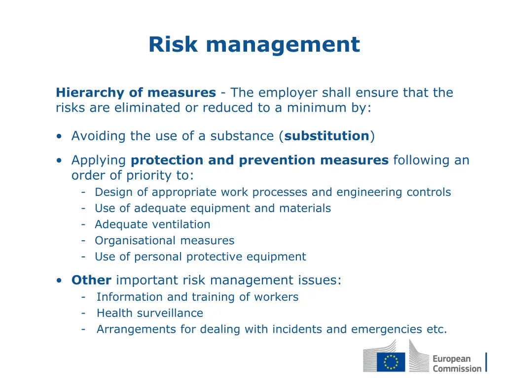 risk management