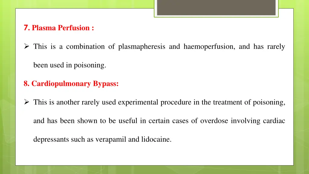 7 plasma perfusion