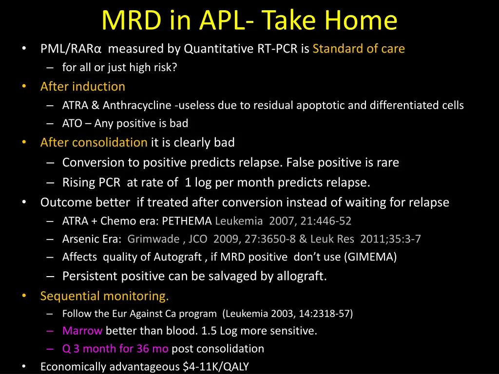 mrd in apl take home