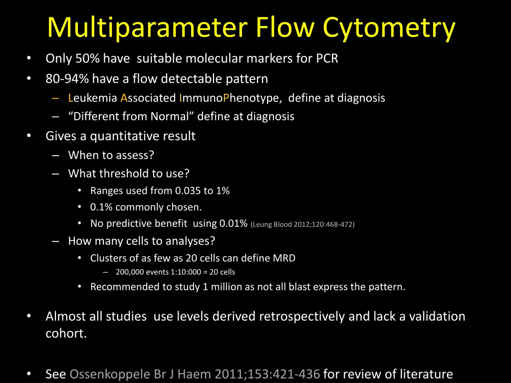 multiparameter flow cytometry