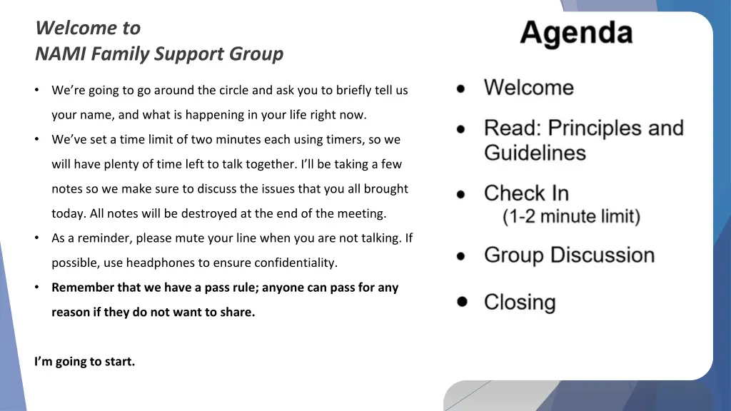 welcome to nami family support group 2