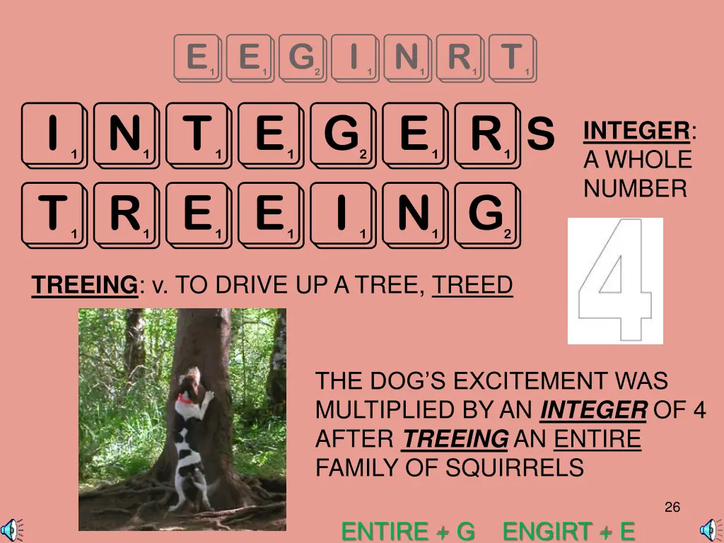eeginrt integer treeing