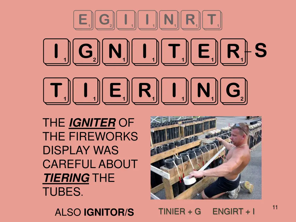 egiinrt igniter tiering