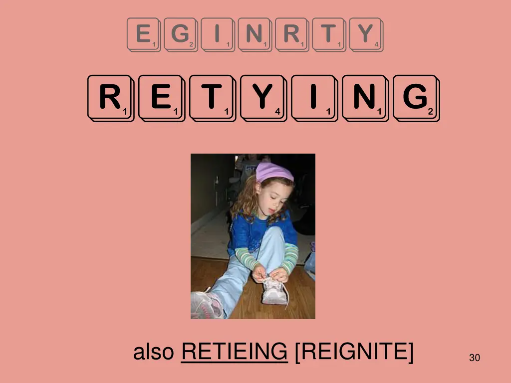 eginrty retying