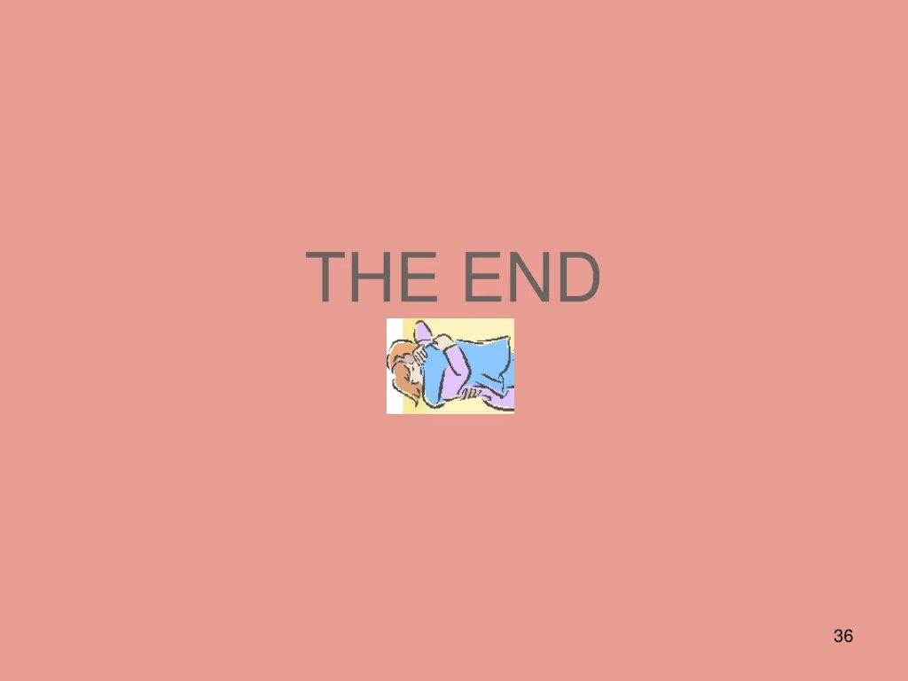 the end