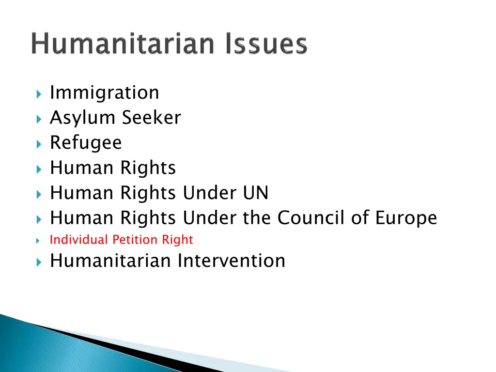 immigration asylum seeker refugee human rights