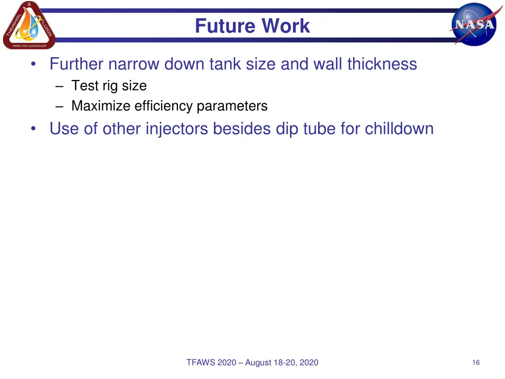 future work