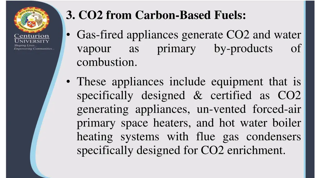 3 co2 from carbon based fuels gas fired